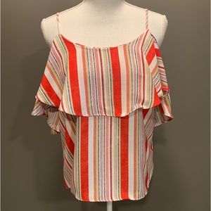 NWOT DO+BE striped top.